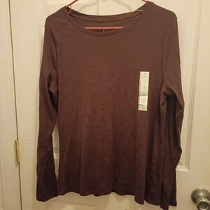 a new day Women's Long Sleeve Top - Dark Brown